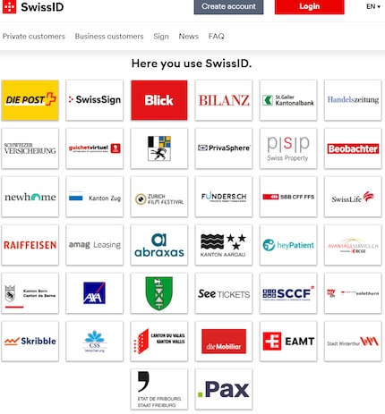 SwissID customers on 2 February 2022