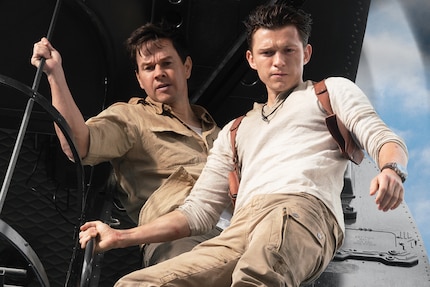 Tom Holland plays a good Nathan Drake, but he takes some getting used to.