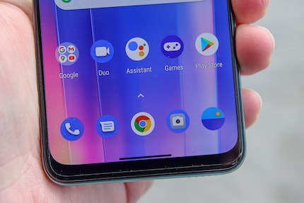 Critique dans le détail : les icônes de l'appareil photo et de Chrome.