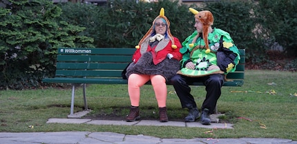Cupidon aussi aime faire des siennes pendant le carnaval.