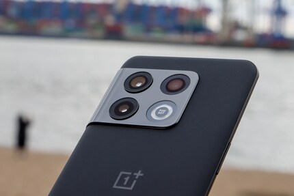 The three rear cameras.
