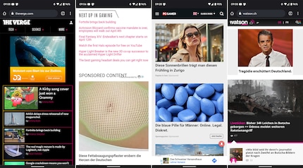 Les nombreuses publicités rendent la navigation insupportable.