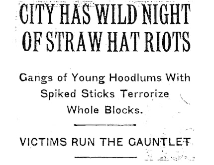 La une du « New York Times » du 16 septembre 1922.