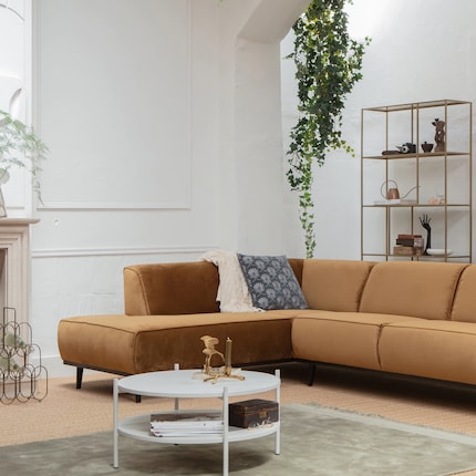 Dimensions: 77 × 274 × 210 cm | Material: polyester, iron | Image: BePureHome
