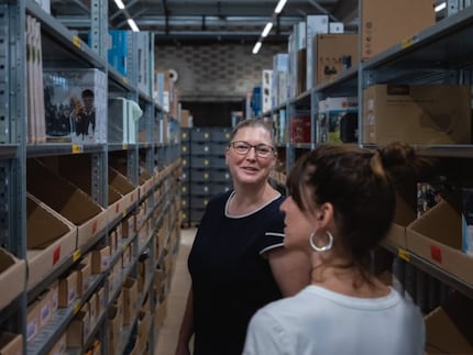 Johanna Haller in the picktower