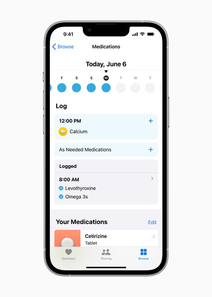 Die App für Medikamente gibt es auch für das iPhone.