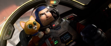 Le chat Sox est le fidèle compagnon de Buzz dans cette aventure de science-fiction.
