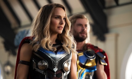 Natalie Portman, dans le rôle de Mighty Thor, rend justice à son modèle de bande dessinée.