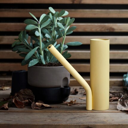 They call me mellow yellow. Using a strong colour to add accents here and there brings more variety.