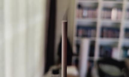 Même avec un objectif macro, j'arrive à peine à faire la mise au point sur le cadre fin.