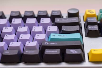 Au niveau de la touche « Enter » les touches sont plus dures que sur le reste du clavier.