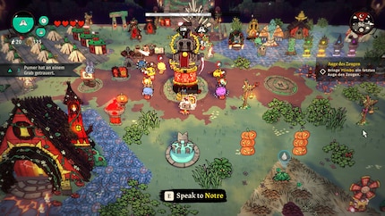 Towards the end of the game, the camp gets pretty crowded.