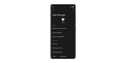 You can choose a language other than the system language for apps on Android 13.