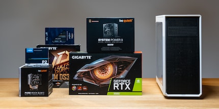 A colleague in the editorial team let me have this pile of PC components.