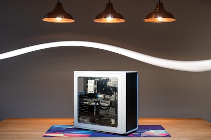 The PC is good to go – I just need to set it up.