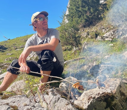 Pour moi, les grillades font partie intégrante de la randonnée, heureusement que cela a fonctionné au moins la veille.