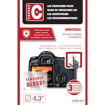 Caruba Film de protection optique LCD en verre 4,3" (2 pièces)