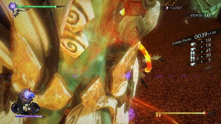 Où est Bayonetta ? Les ennemis géants cachent trop souvent mon personnage.