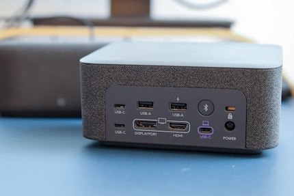 Les connecteurs du Logi Dock