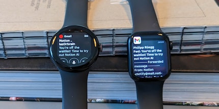 L’écran carré de l’Apple Watch peut afficher un peu plus de texte.