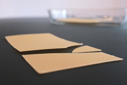 The pasta sheets always break so perfectly, too ...