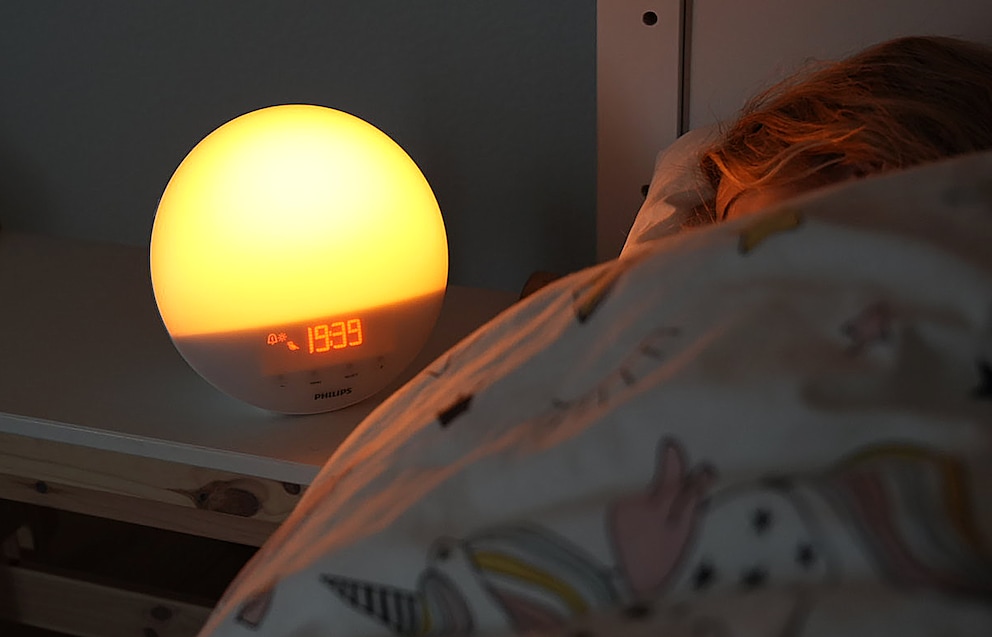 Alarm clock? Outsmarted. Child? Asleep. The Wake-up Light now serves as a light for falling asleep.