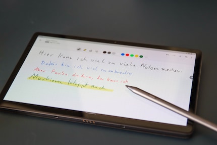 Les applications préinstallées suffisent pour prendre quelques notes, pour créer des mind maps il vous faudra cependant installer d’autres applis. 