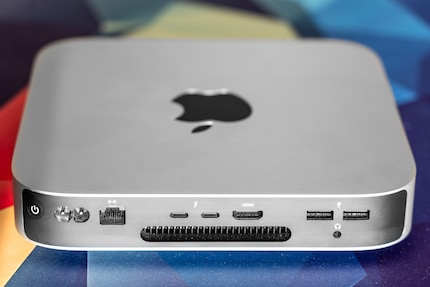 Dans la version M2 normale, les connexions du Mac Mini sont plutôt spartiates.
