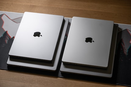 My test fleet: 14-inch with Pro chips and 16-inch with Max chips