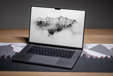 Apple still relies on a mini-LED display. Colour fidelity is excellent.