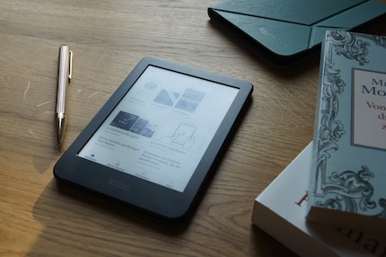 L'onglet «Découvrir» me permet d'accéder à la boutique Rakuten Kobo.