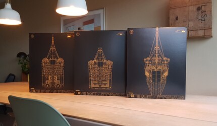 Three boxes, one for each section.