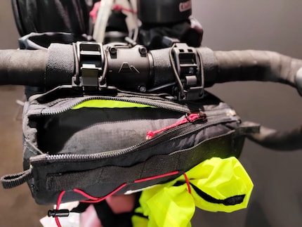 Bike bags are available in countless sizes: these bags by Jack Pack are extra-small and attach to the handlebars.