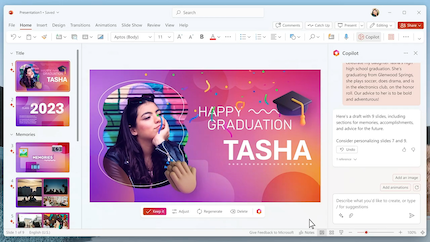 Microsoft shows how presentation designs are created from just a few inputs ...