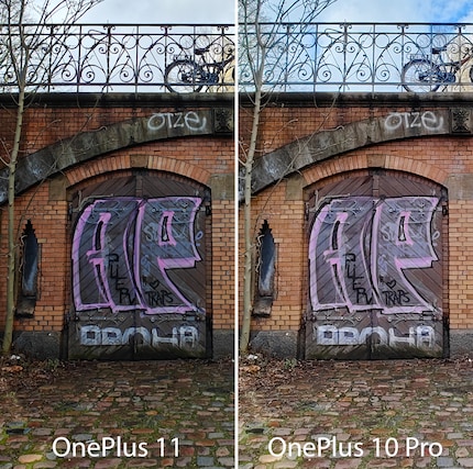 La comparaison avec le OnePlus 10 Pro.