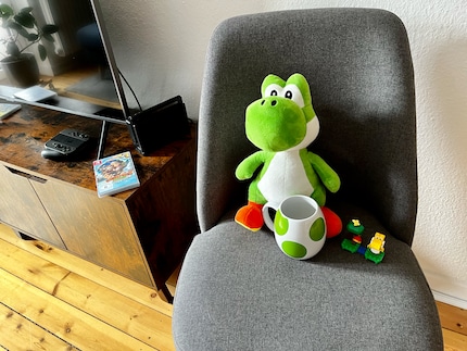 My Nintendo merch currently consists of a plush Yoshi, a Lego Yoshi and a Yoshi mug. A Donkey Kong-style monkey like this would mix up the homogeneous herd.