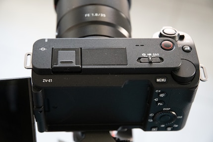 The controls of the ZV-E1 are designed for video.