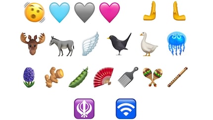 These 21 new emojis are available with iOS and iPadOS 16.4.
