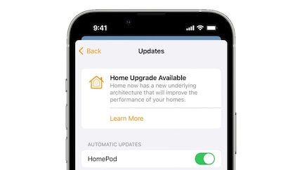 Planned for iOS 16.2, but only now released: the update for the Homekit architecture.