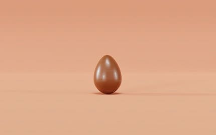 Même en taille normale, le chocolat est un plaisir.