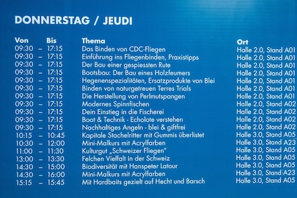 The opening day programme at Monatura. Say what?!