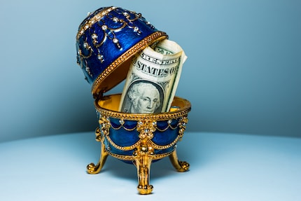 C'est si petit un œuf de Fabergé