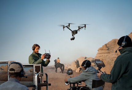 L'Inspire 3 de DJI est destiné, entre autres, aux productions cinématographiques.