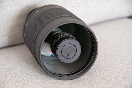 Bokeh rings are a result of the mirror lens aperture.