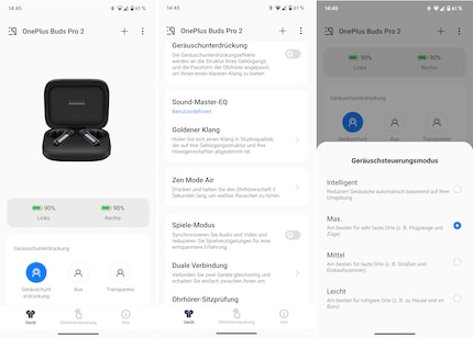 An app with many options and varieties of noise cancellation.