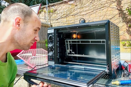 I wonder if it worked. My keyboard being baked.
