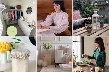 Extrait du flux : Voici comment Marie Kondo se présente sur Instagram. Il paraît que chez elle, c'est le bazar.