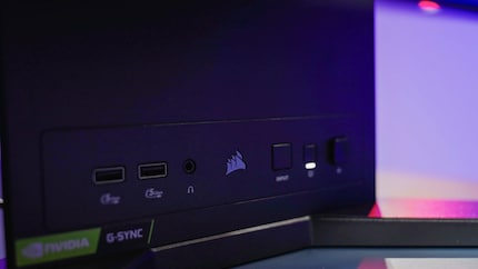 More monitors should have ports on the front of the stand like the Corsair Xeneon Flex.
