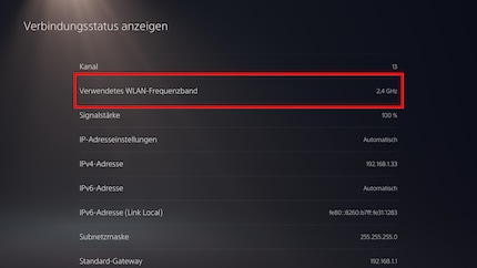 C’est là que le bât blesse, la PS5 utilise la bande de fréquence plus lente de 2,4 GHz.