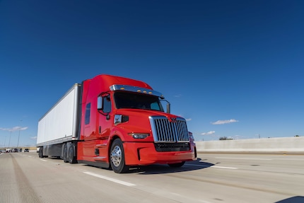 A modern-day US truck: the Western Star 75X from Daimler Trucks.